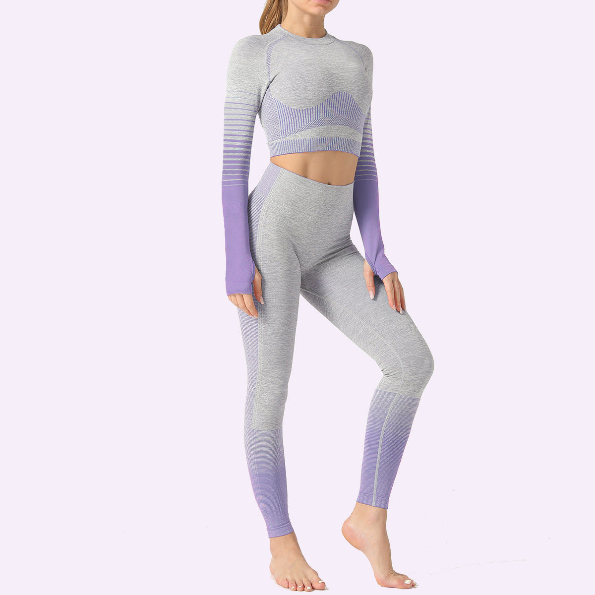 2 Pcs Women Yoga Sets - Gymgo