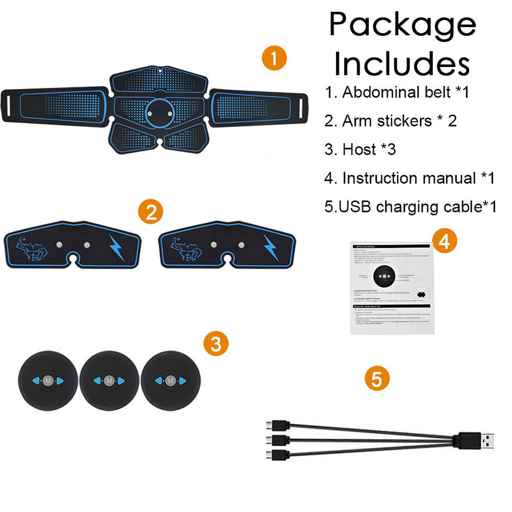 Abdominal muscle training with EMS fitness equipment - Gymgo