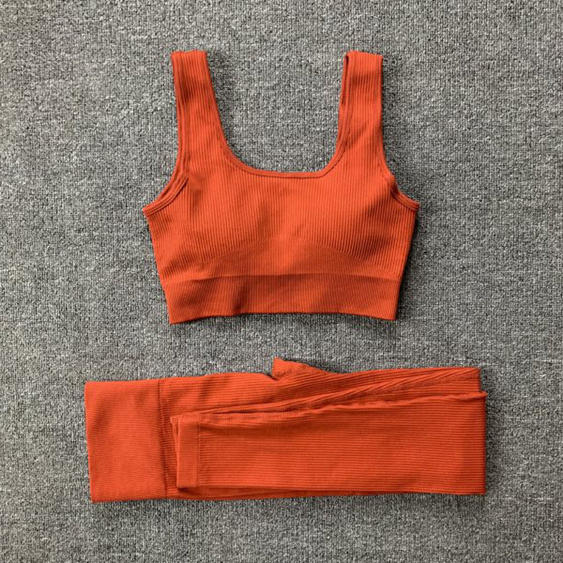 2pcs Thread Yoga Suit - Gymgo