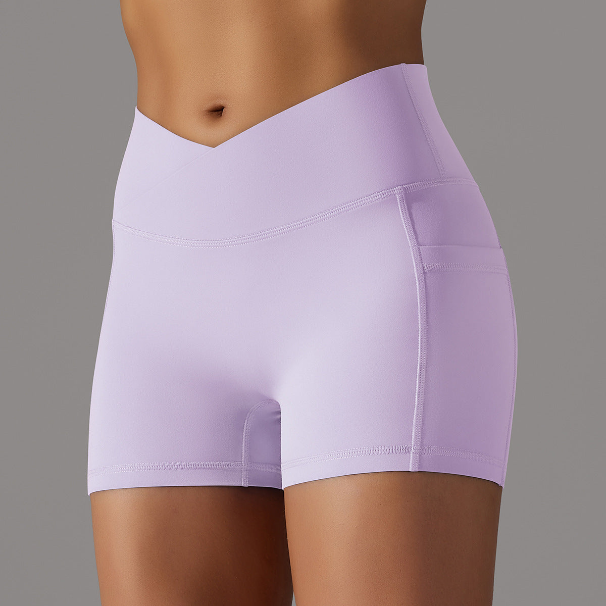 Yoga Shorts With Phone Pocket - Gymgo