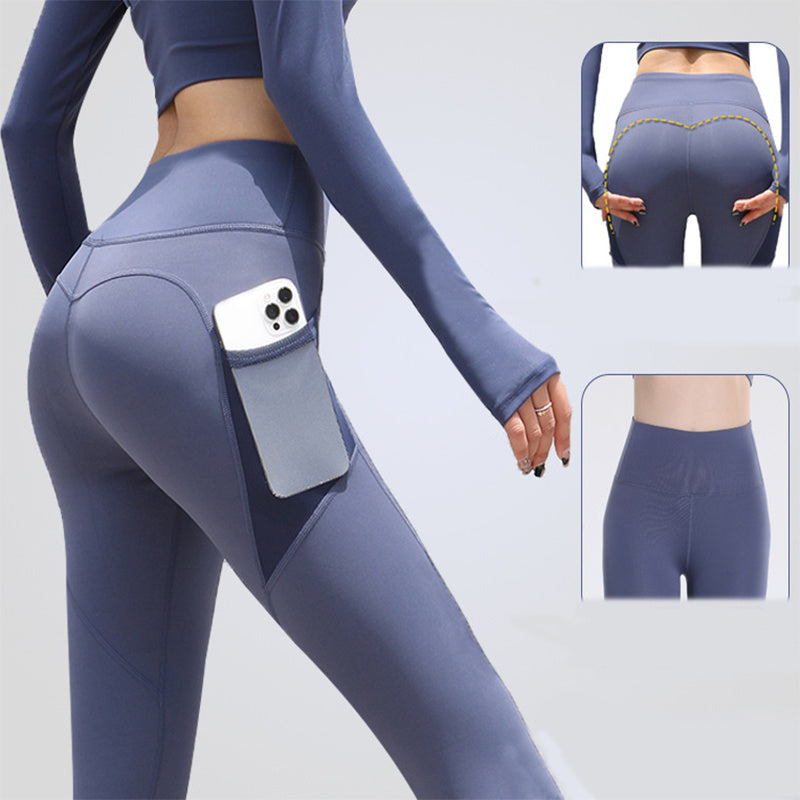 Gym Seamless Leggings With Pockets - Gymgo