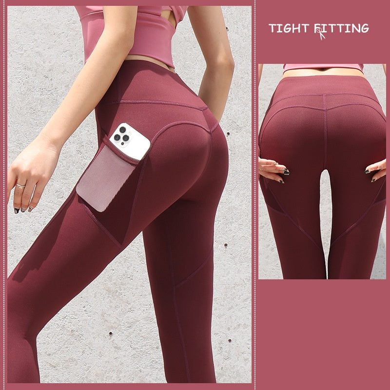 Gym Seamless Leggings With Pockets - Gymgo