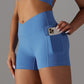 Yoga Shorts With Phone Pocket - Gymgo